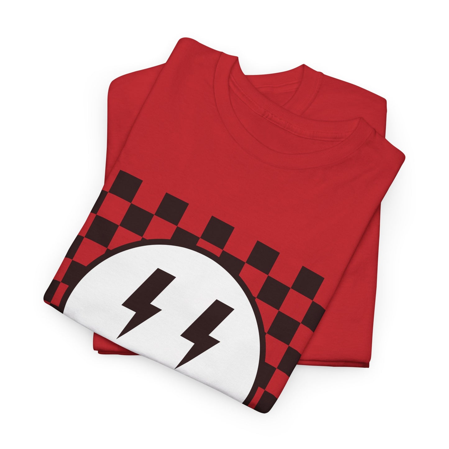 Checkered Smiley Lightning Unisex Tee