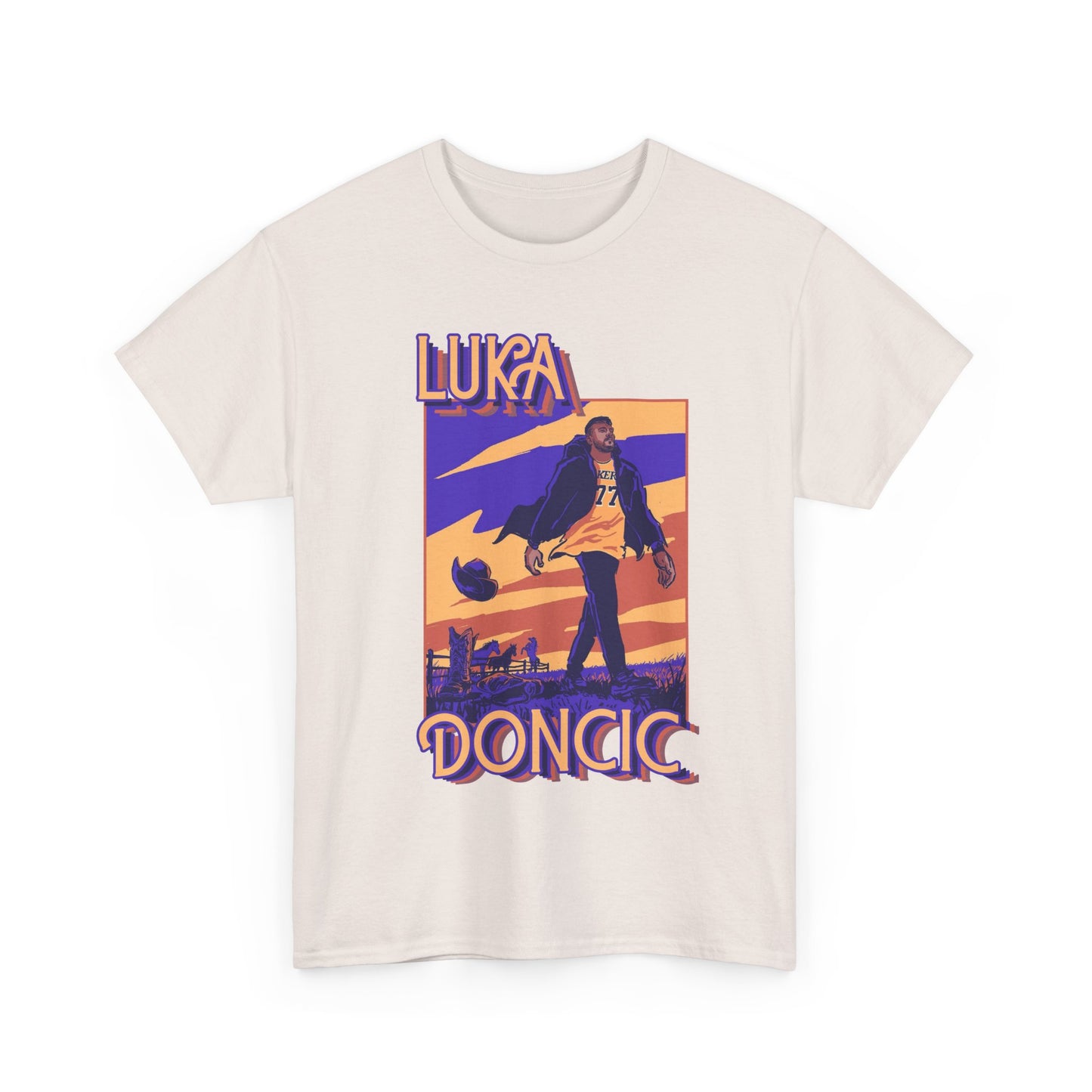 Luka Doncic Abstract Tee