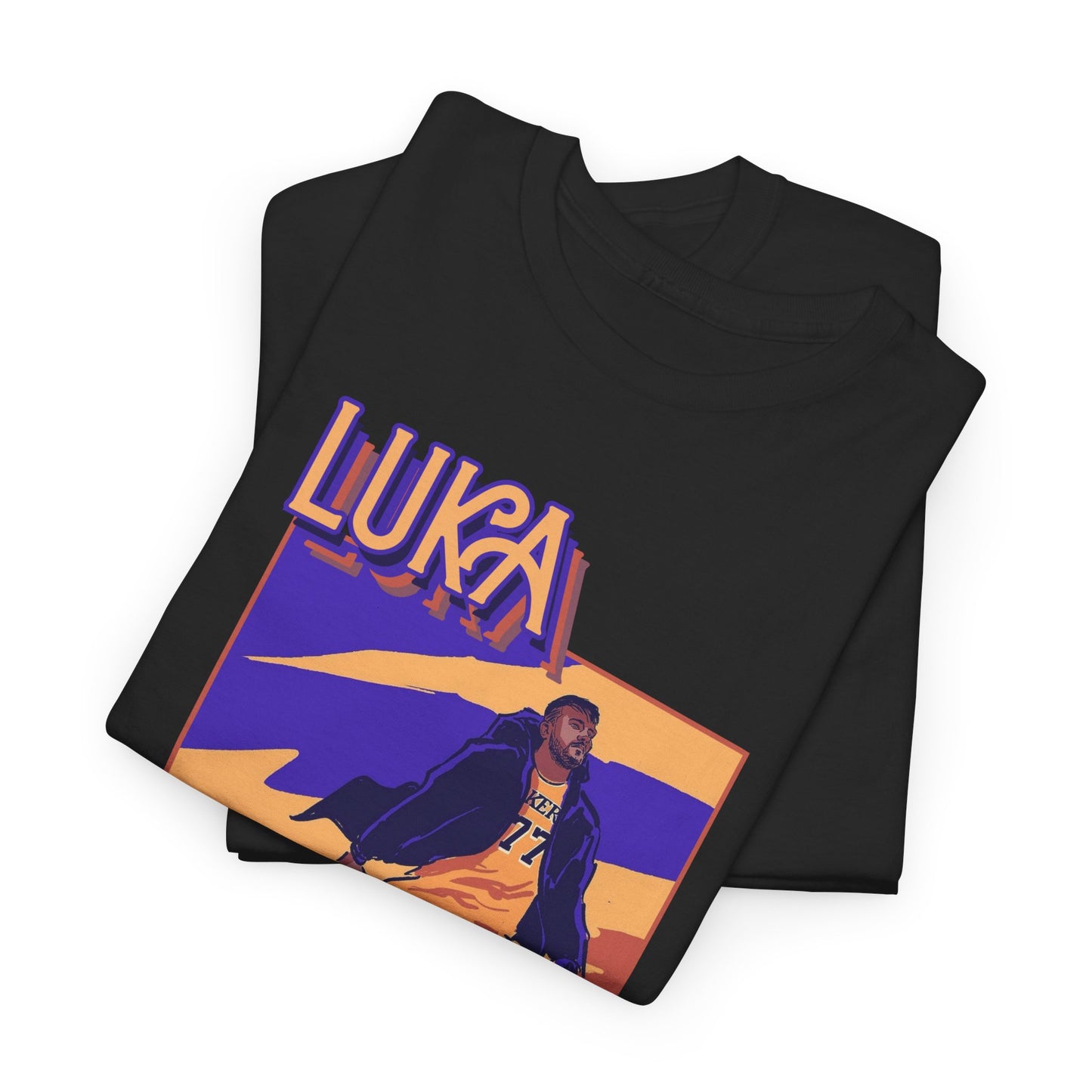 Luka Doncic Abstract Tee
