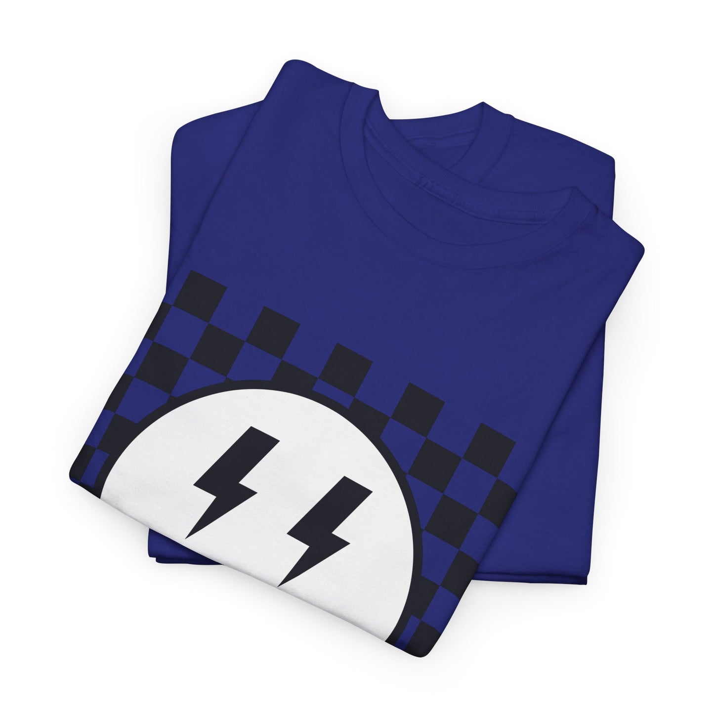 Checkered Smiley Lightning Unisex Tee