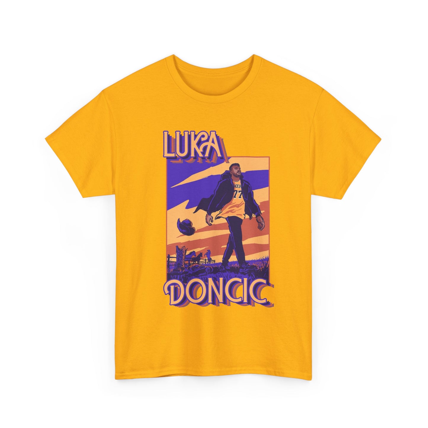 Luka Doncic Abstract Tee