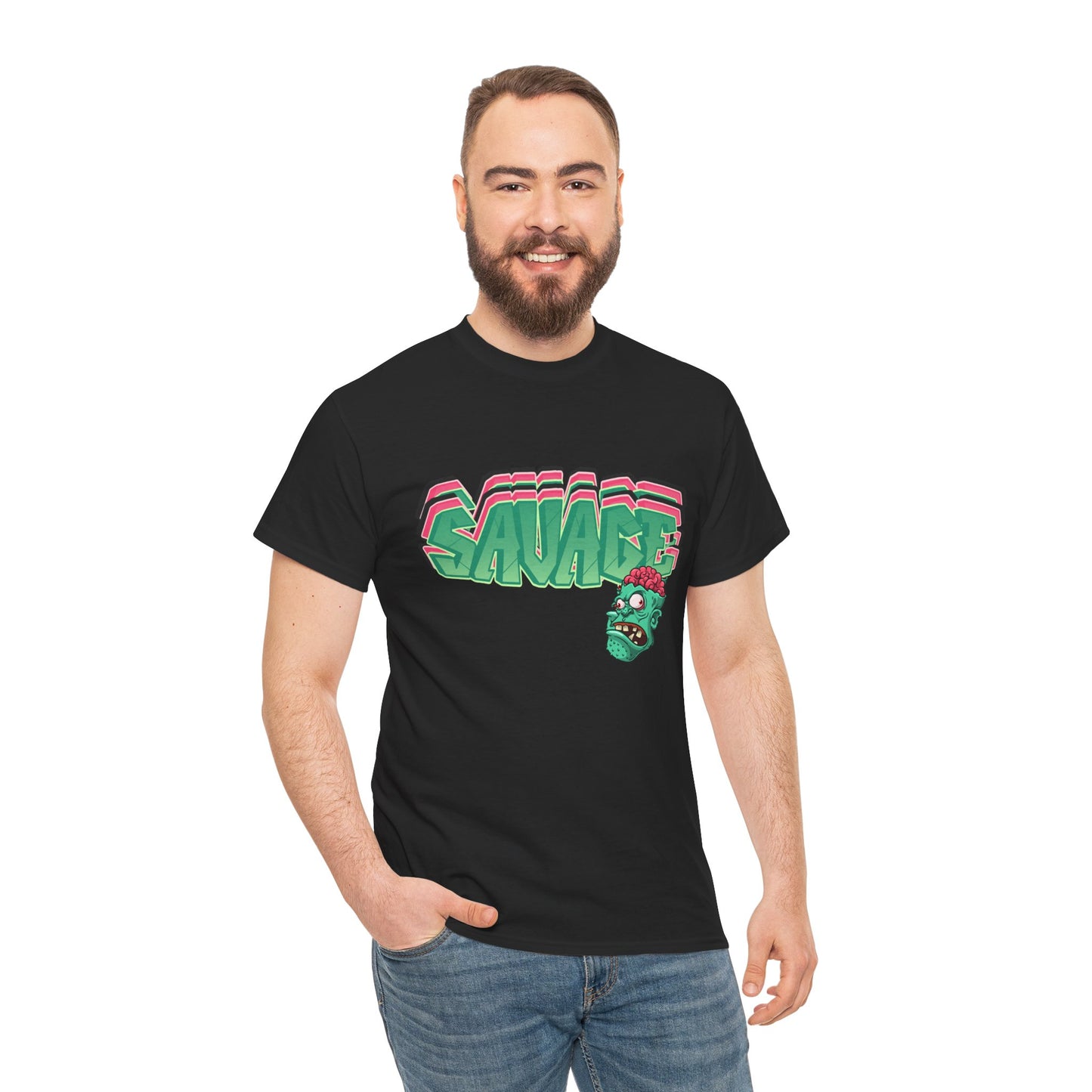 Savage Brain Graphic Tee