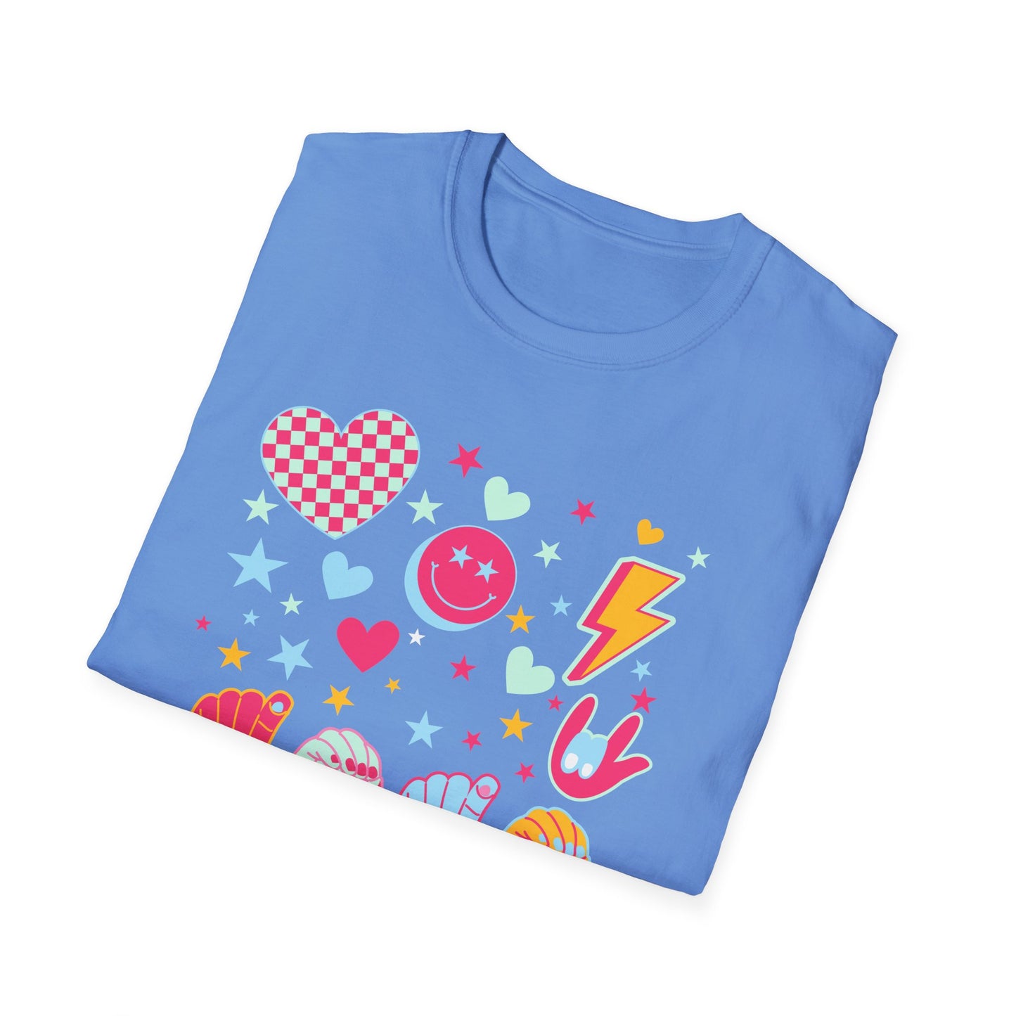 Retro ASL XOXO Hearts & Stars Tee