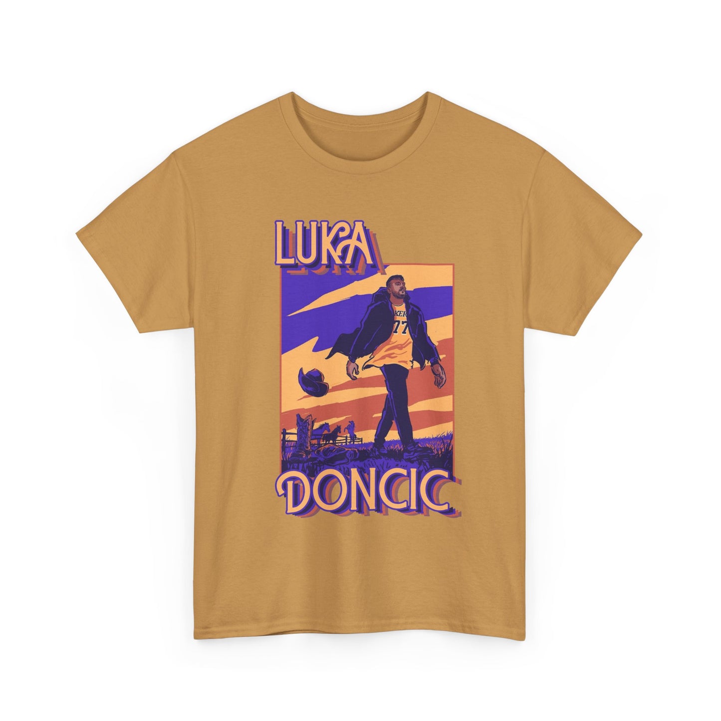 Luka Doncic Abstract Tee