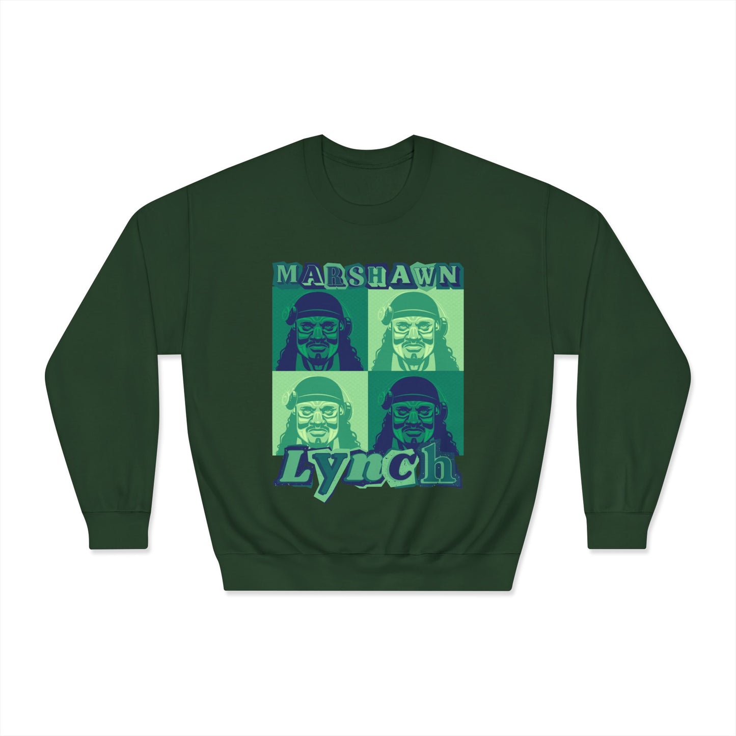 Marshawn Lynch Block-Style Sweatshirt