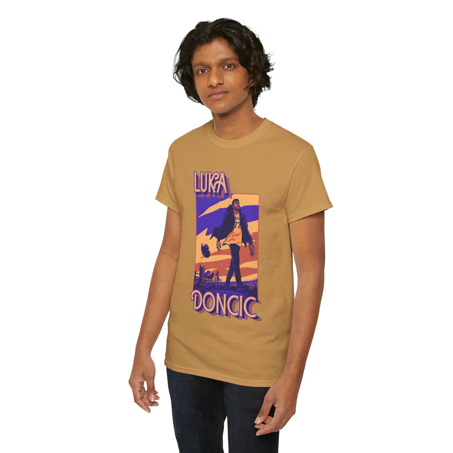 Luka Doncic Abstract Tee
