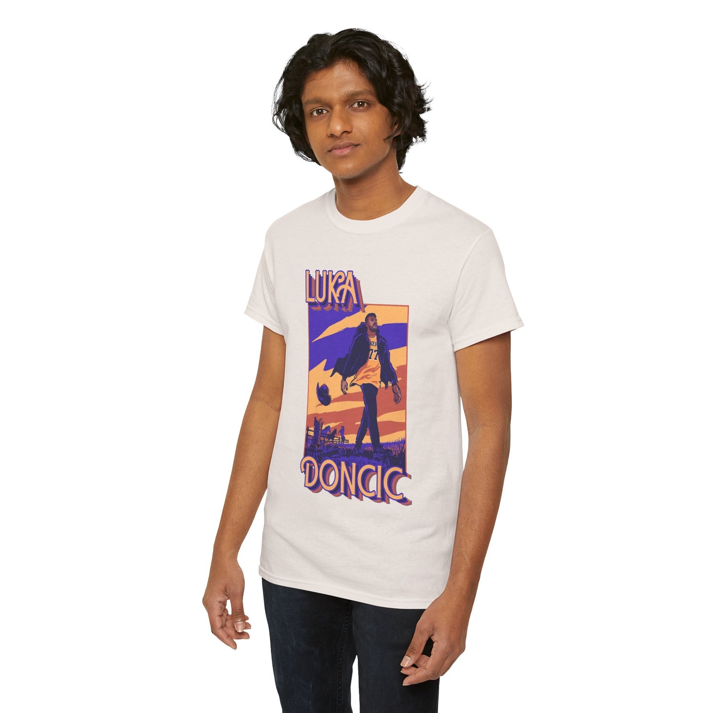 Luka Doncic Abstract Tee