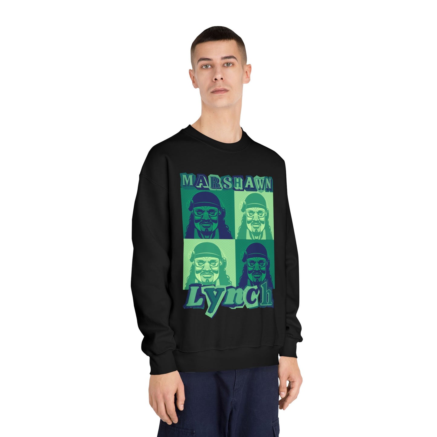 Marshawn Lynch Block-Style Sweatshirt