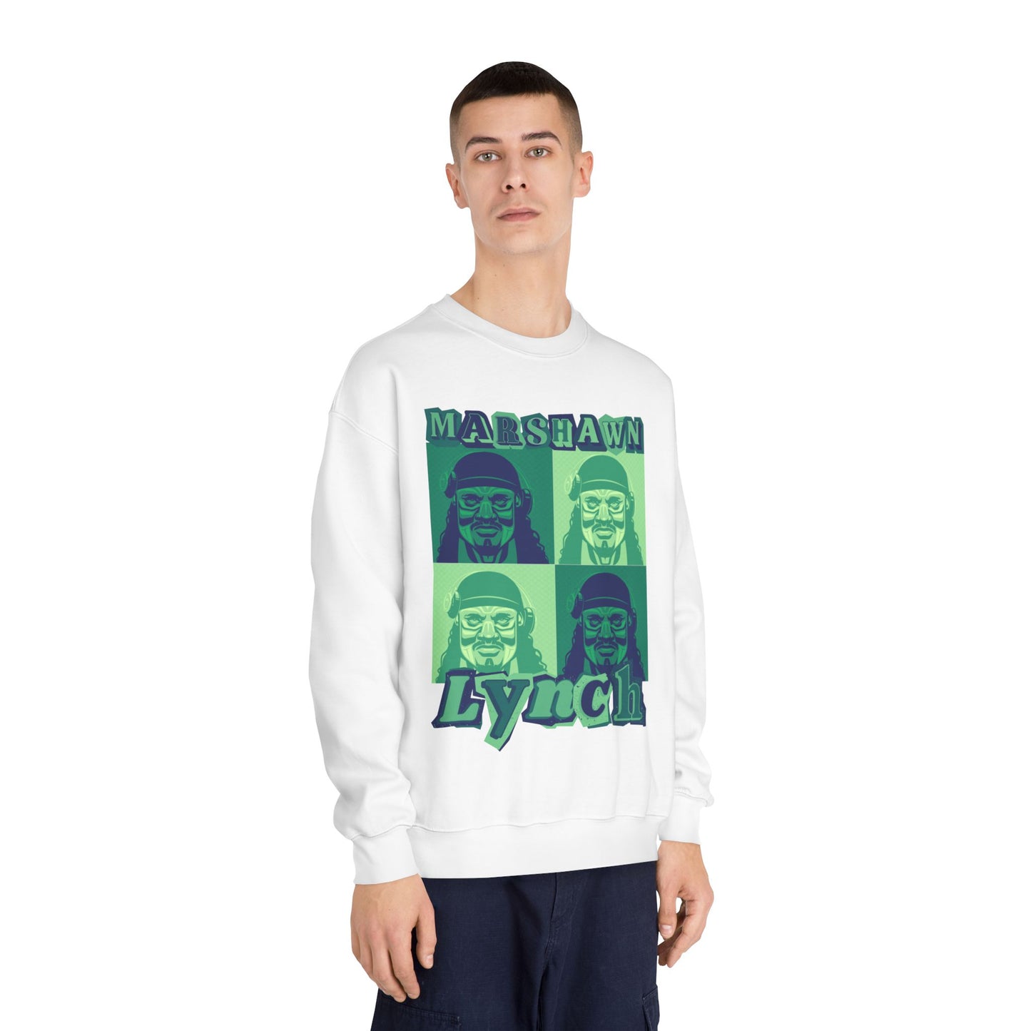 Marshawn Lynch Block-Style Sweatshirt