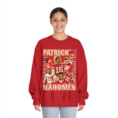 Kansas City Patrick Mahomes Colorful Portrait Sweatshirt – Bold Streetwear for Football Fans