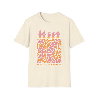 Graphic Tee ' ASL - bloom as you are '