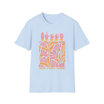 Graphic Tee ' ASL - bloom as you are '