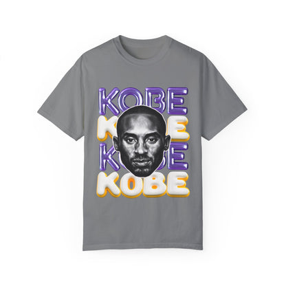 Kobe Bryant 3D Bubble Letter T-Shirt - Colorful Portrait & Bold Tribute Tee