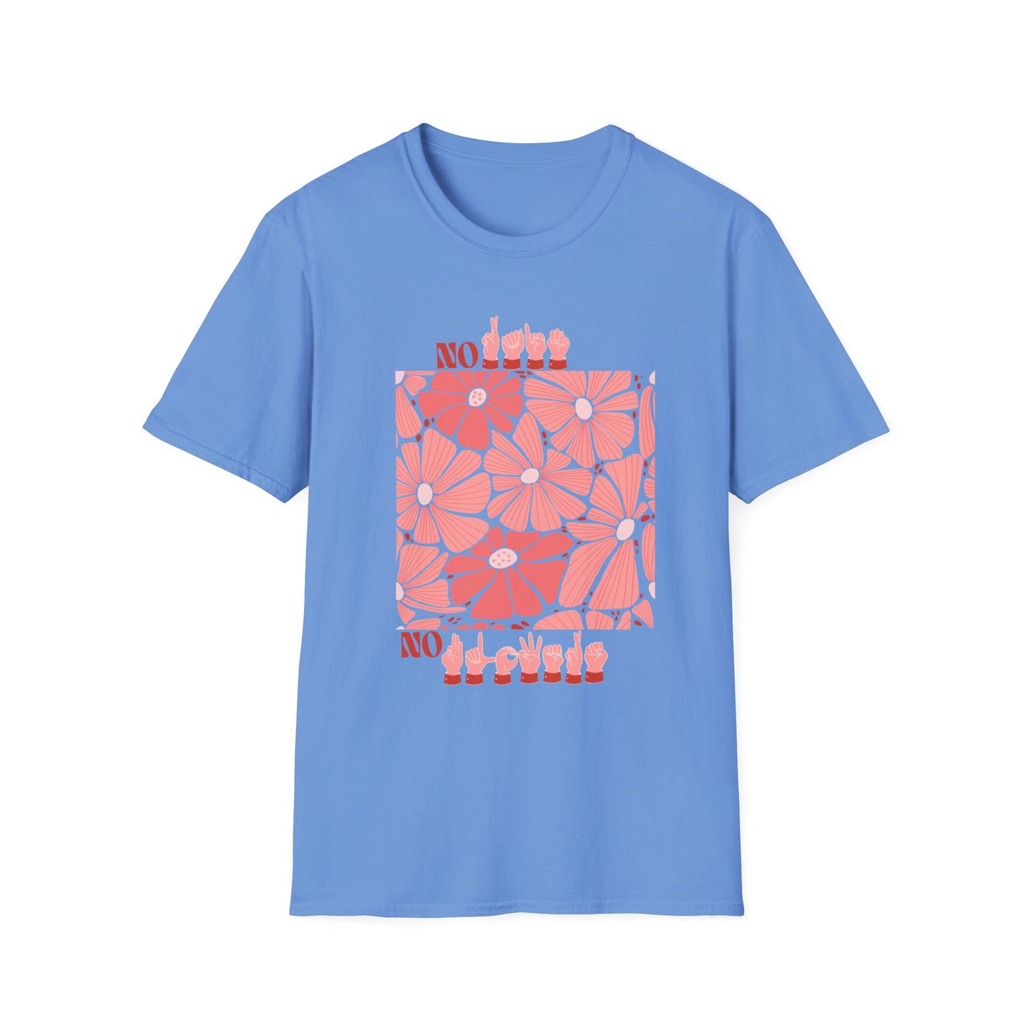 Floral ASL No Rain No Flowers T-Shirt