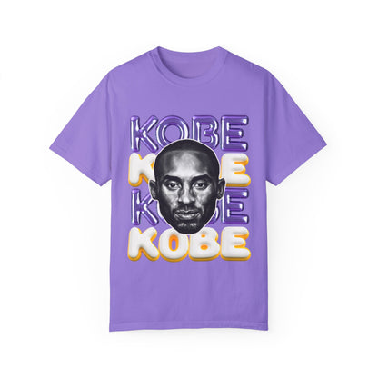 Kobe Bryant 3D Bubble Letter T-Shirt - Colorful Portrait & Bold Tribute Tee