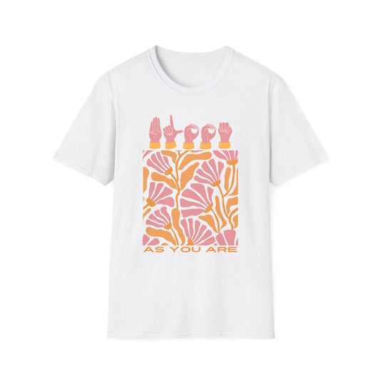 Graphic Tee ' ASL - bloom as you are '