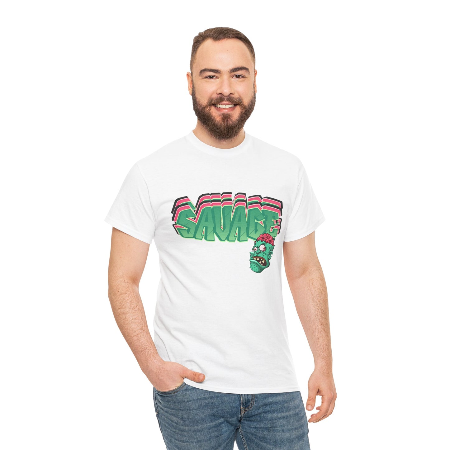 Savage Brain Graphic Tee