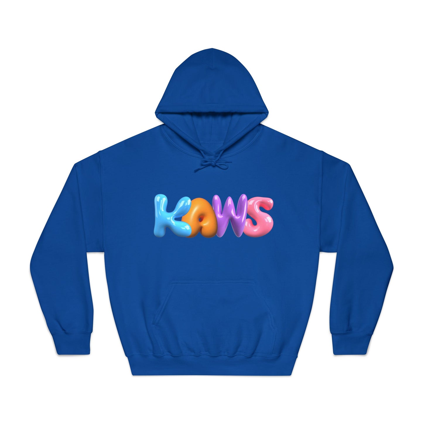 3D Bubble Letter Hoodie in Vibrant Colors