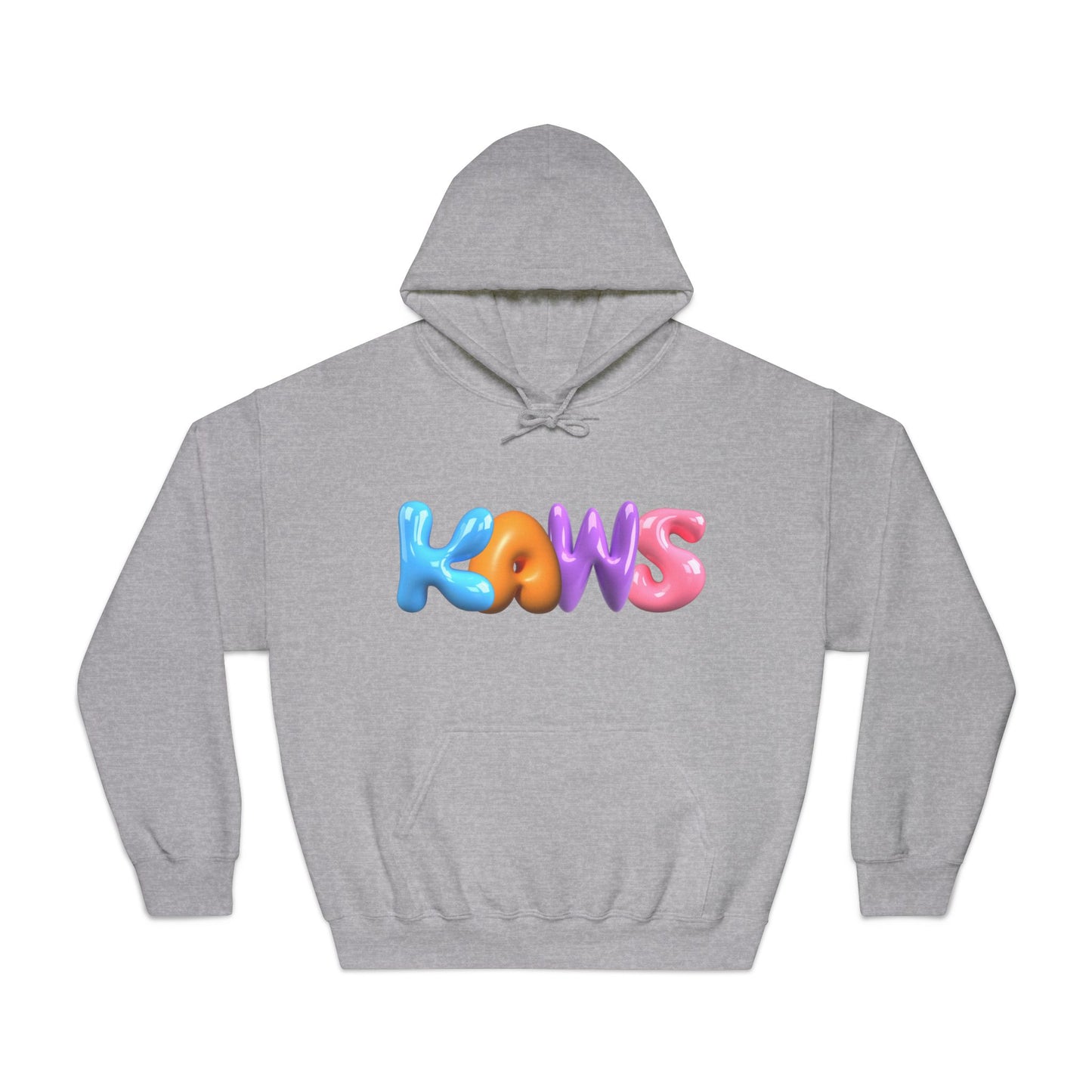 3D Bubble Letter Hoodie in Vibrant Colors