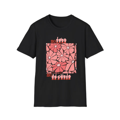 Floral ASL No Rain No Flowers T-Shirt