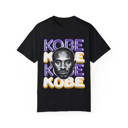 Kobe Bryant 3D Bubble Letter T-Shirt - Colorful Portrait & Bold Tribute Tee