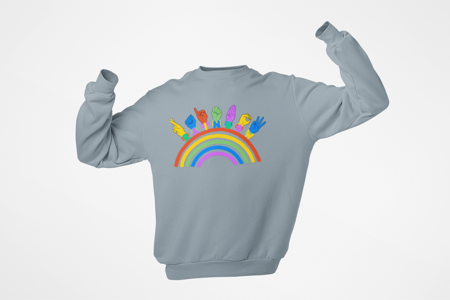 Rainbow ASL Unisex Sweatshirt