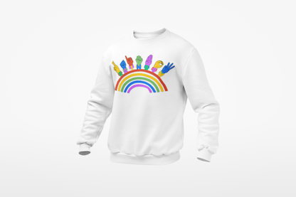 Rainbow ASL Unisex Sweatshirt