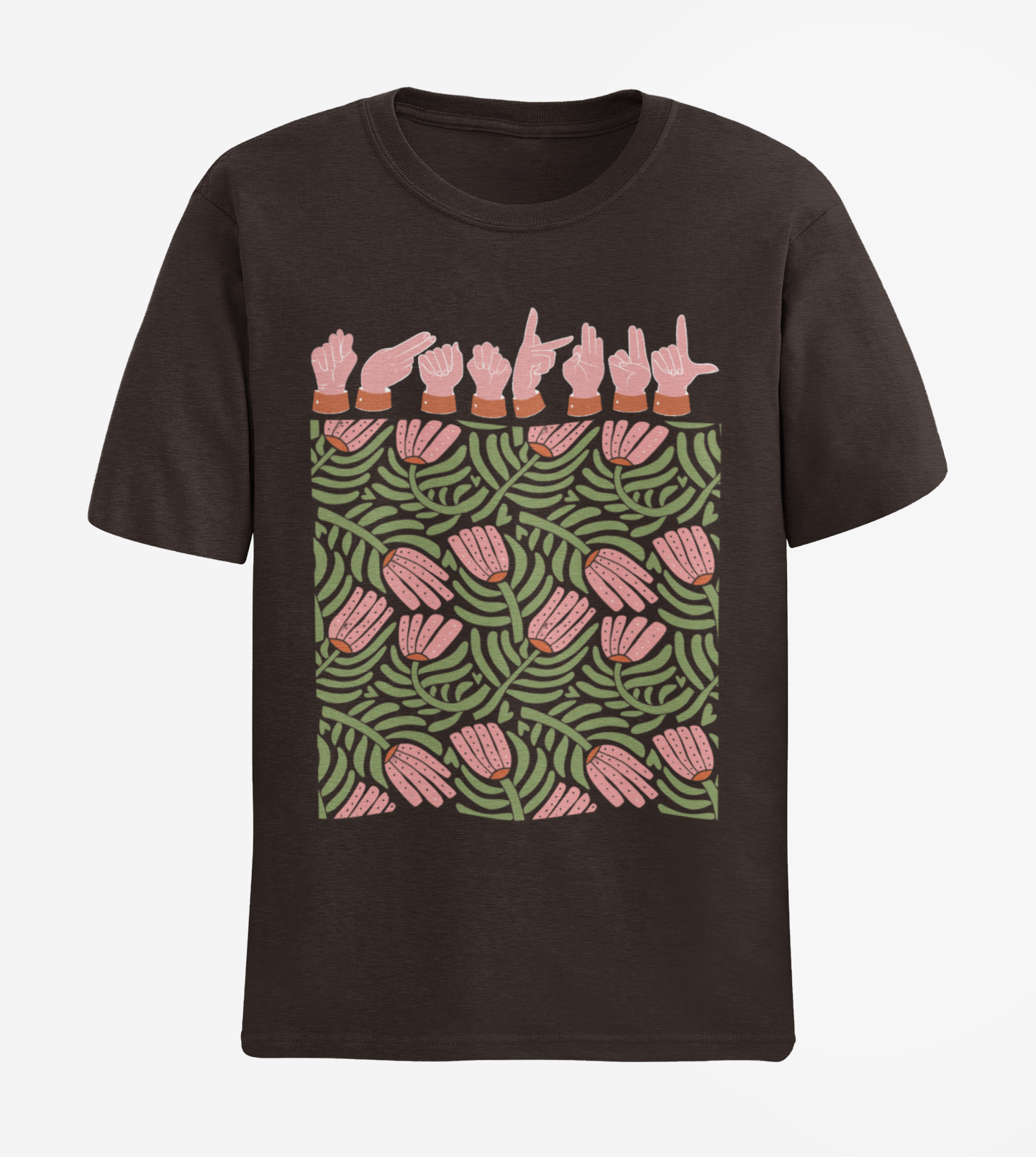 ASL Floral Thankful T-Shirt