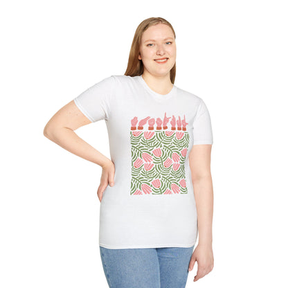 ASL Floral Thankful Tee