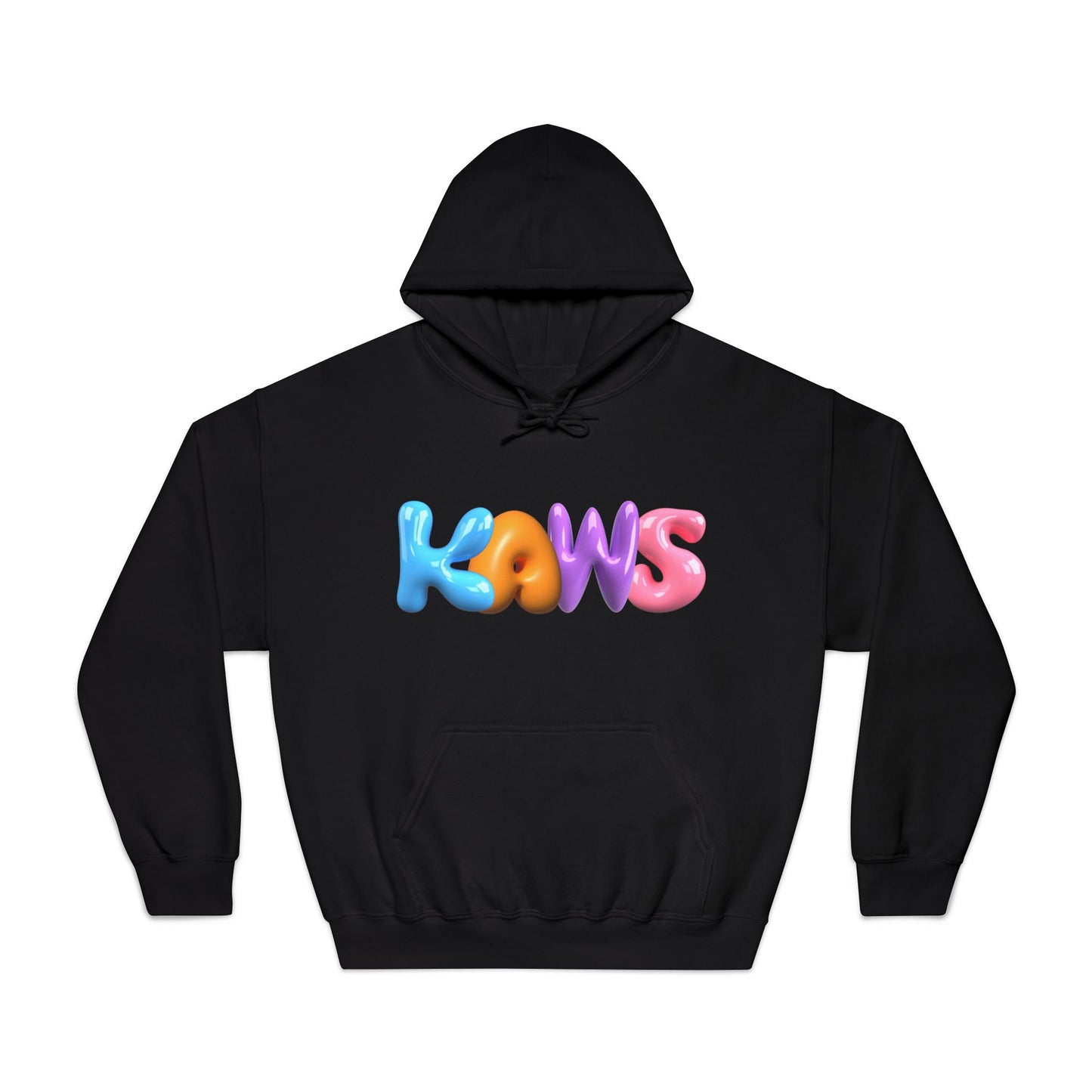 3D Bubble Letter Hoodie in Vibrant Colors