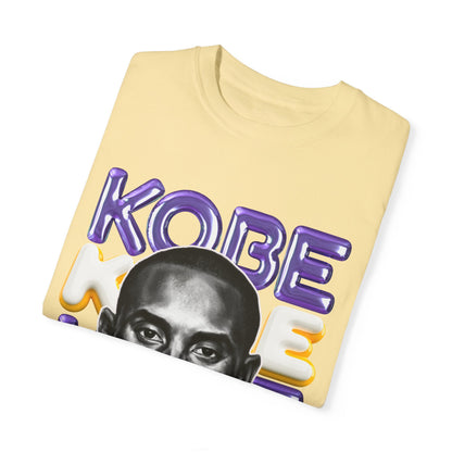 Kobe Bryant 3D Bubble Letter T-Shirt - Colorful Portrait & Bold Tribute Tee