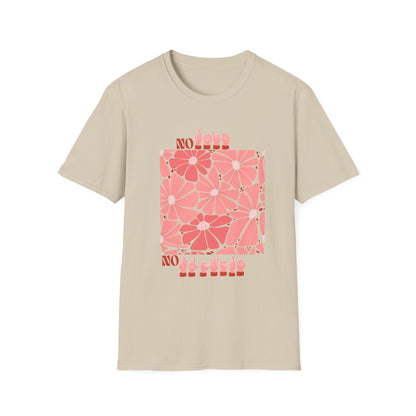 Floral ASL No Rain No Flowers T-Shirt