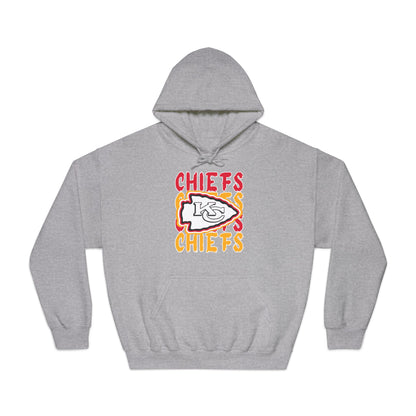 Kansas City Chiefs Hoodie – Bold Logo & Wording Print