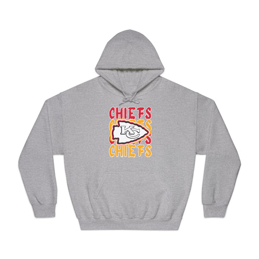 Kansas City Chiefs Hoodie – Bold Logo & Wording Print