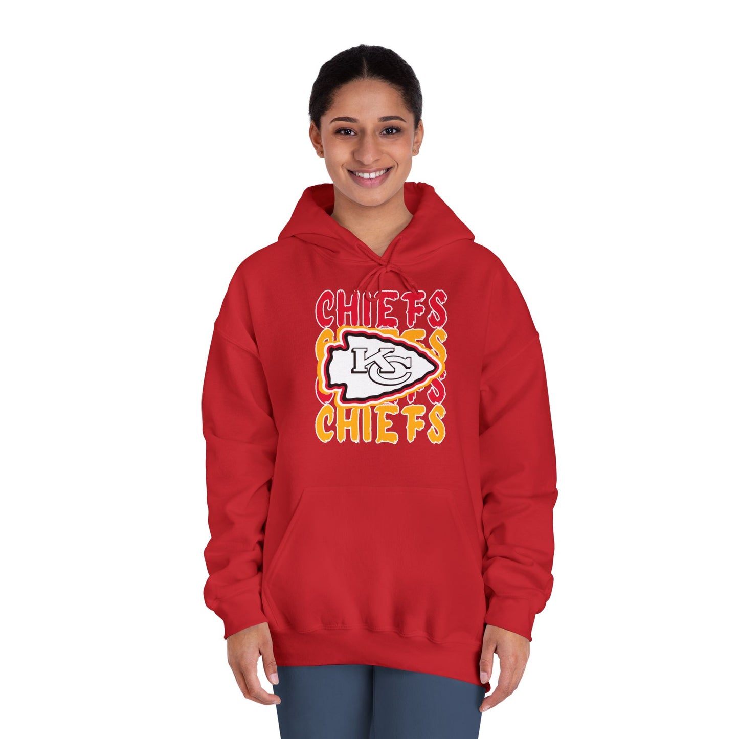 Kansas City Chiefs Hoodie – Bold Logo & Wording Print