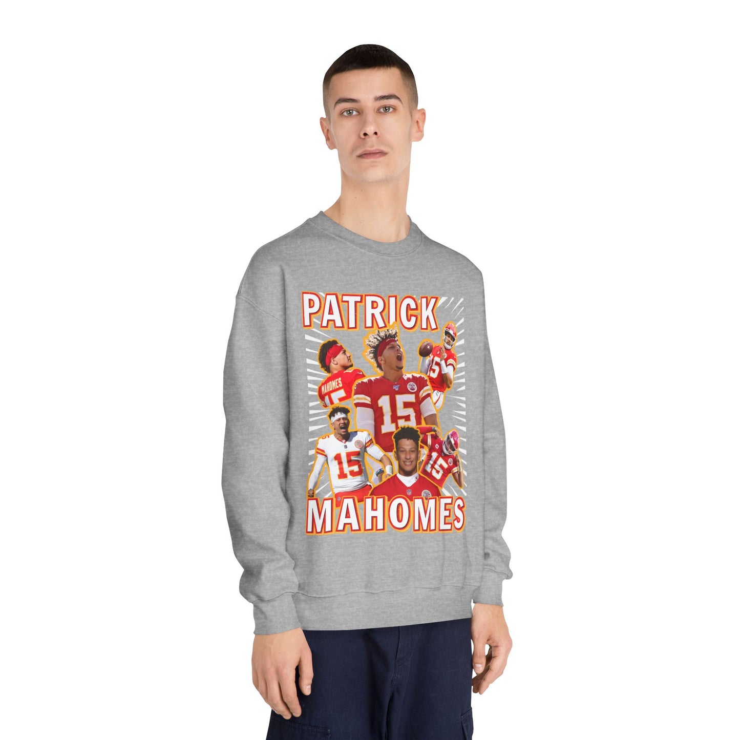 Kansas City Patrick Mahomes Colorful Portrait Sweatshirt – Bold Streetwear for Football Fans