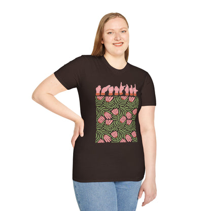 ASL Floral Thankful Tee