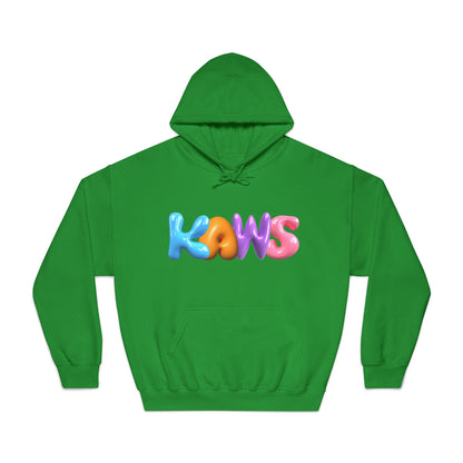 3D Bubble Letter Hoodie in Vibrant Colors