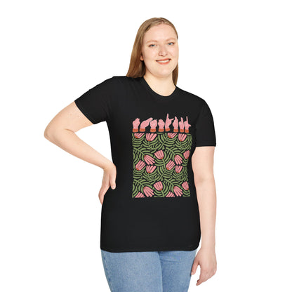 ASL Floral Thankful Tee