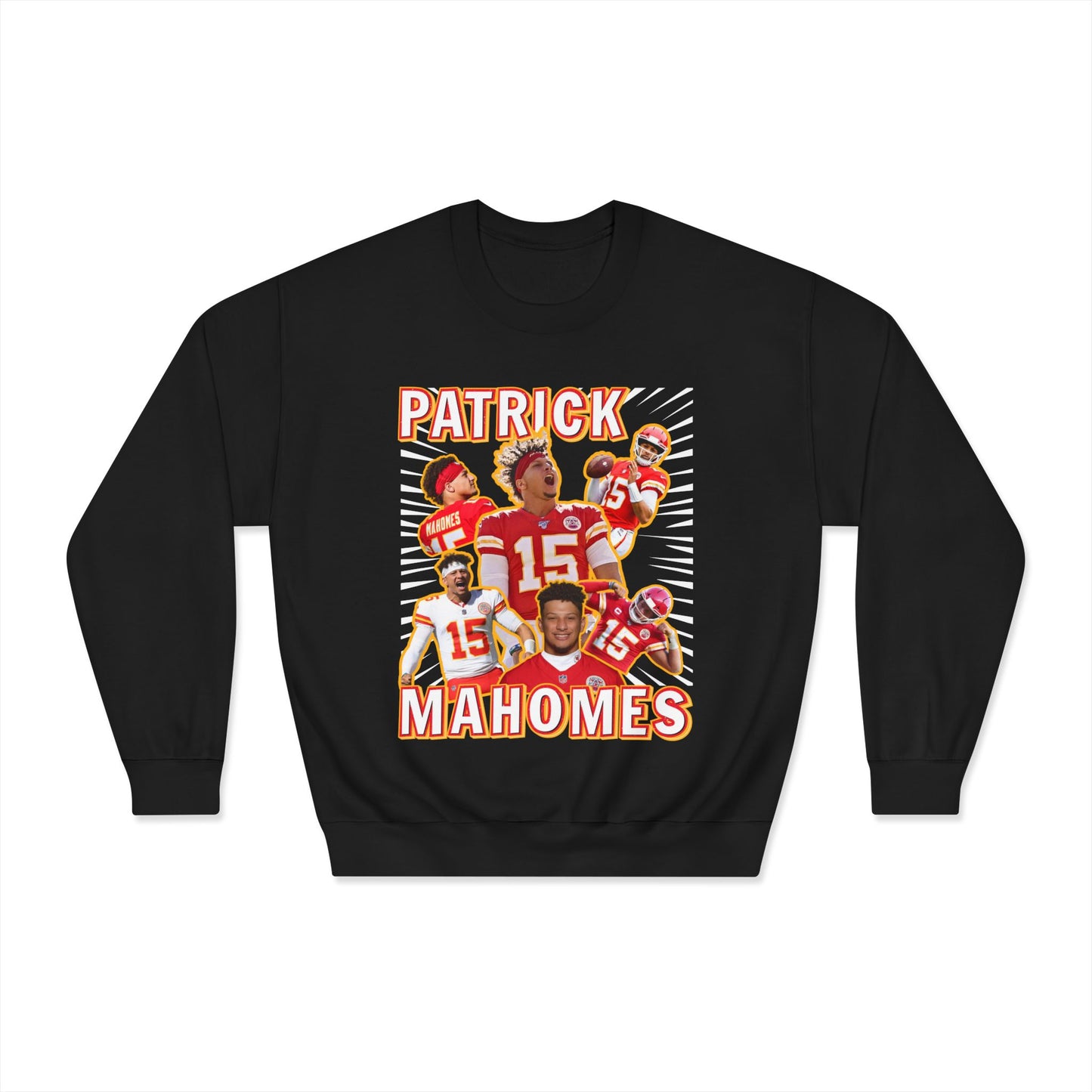 Kansas City Patrick Mahomes Colorful Portrait Sweatshirt – Bold Streetwear for Football Fans